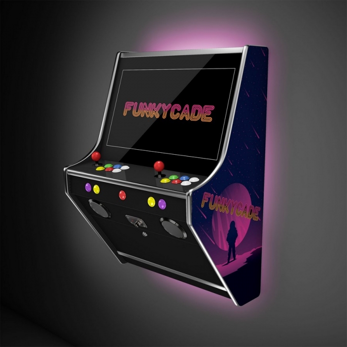 funkycade wall arcade machine wallcade