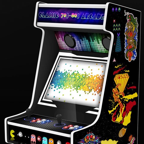 classic 70s-80s arcade machine