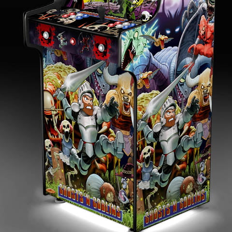 Ghost'n Goblins Arcade, lots of new parts and LCD monitor, sharp-Delivery  time 6-8 weeks