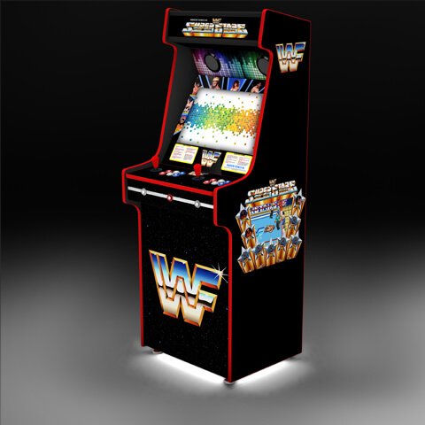 WWF Superstars Upright Arcade cabinet decal set 